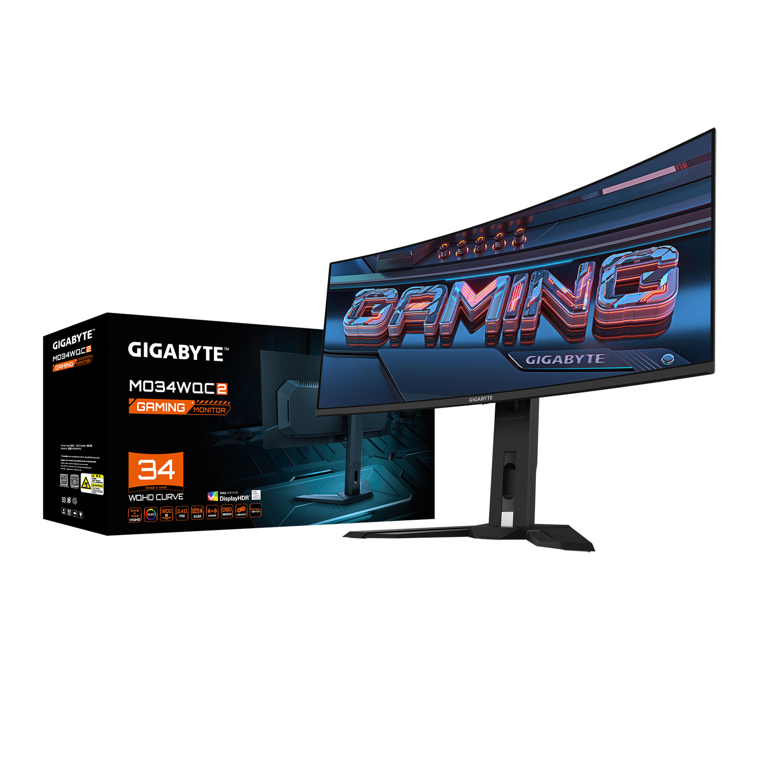 Gigabyte Monitor, MO34WQC2 - imagine 8