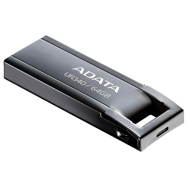 ADATA Memorie USB UR340 64 GB, USB 3.2, Negru, AROY-UR340-64GBK - imagine 2