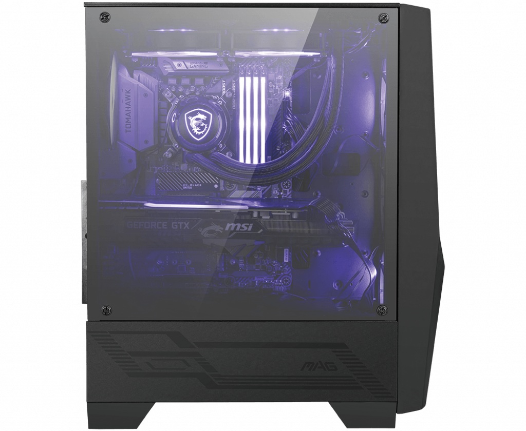 MSI CARCASA Middle Tower, ATX, fara sursa, sticla securizata, fan x 3, USB 3.2 gen 1, MAG FORGE 100M - imagine 2