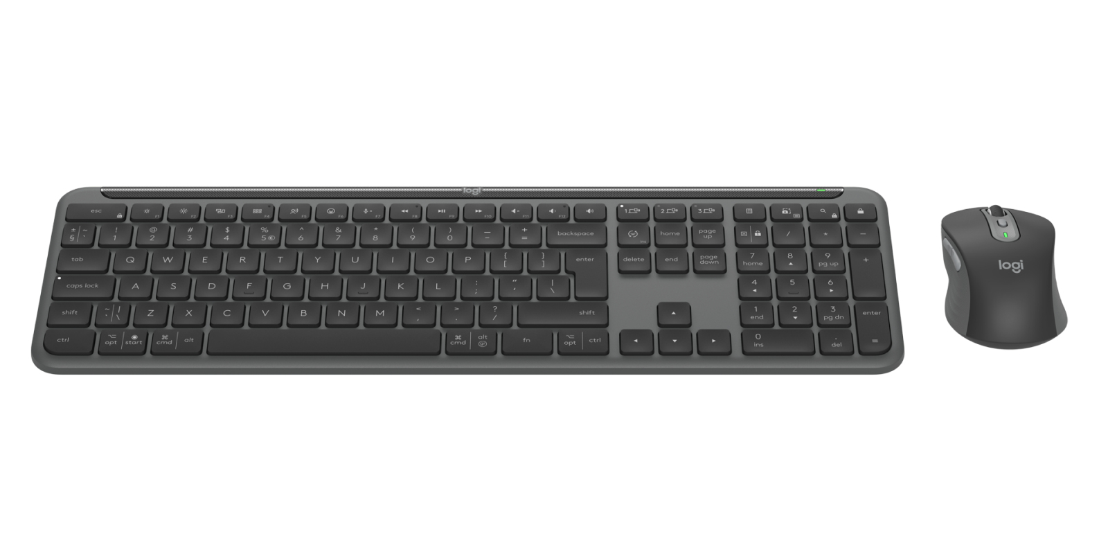 Logitech Signature Slim Combo MK950 for Business - GRAPHITE - US INTL - 2.4GHZ/BT, 920-012508 - imagine 8