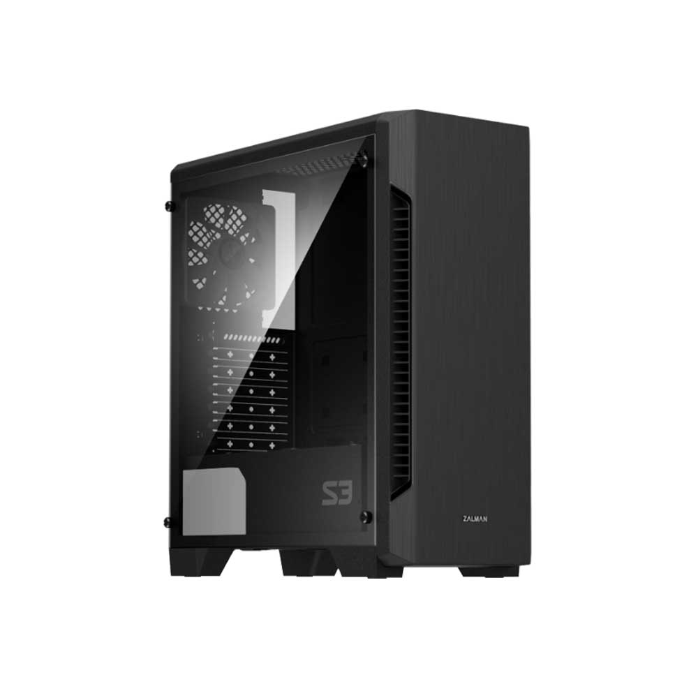 Zalman CARCASA, middle tower, gaming, fara sursa, suporta 8xfan, 1xfan inclus, PSU shroud, USB, S3
