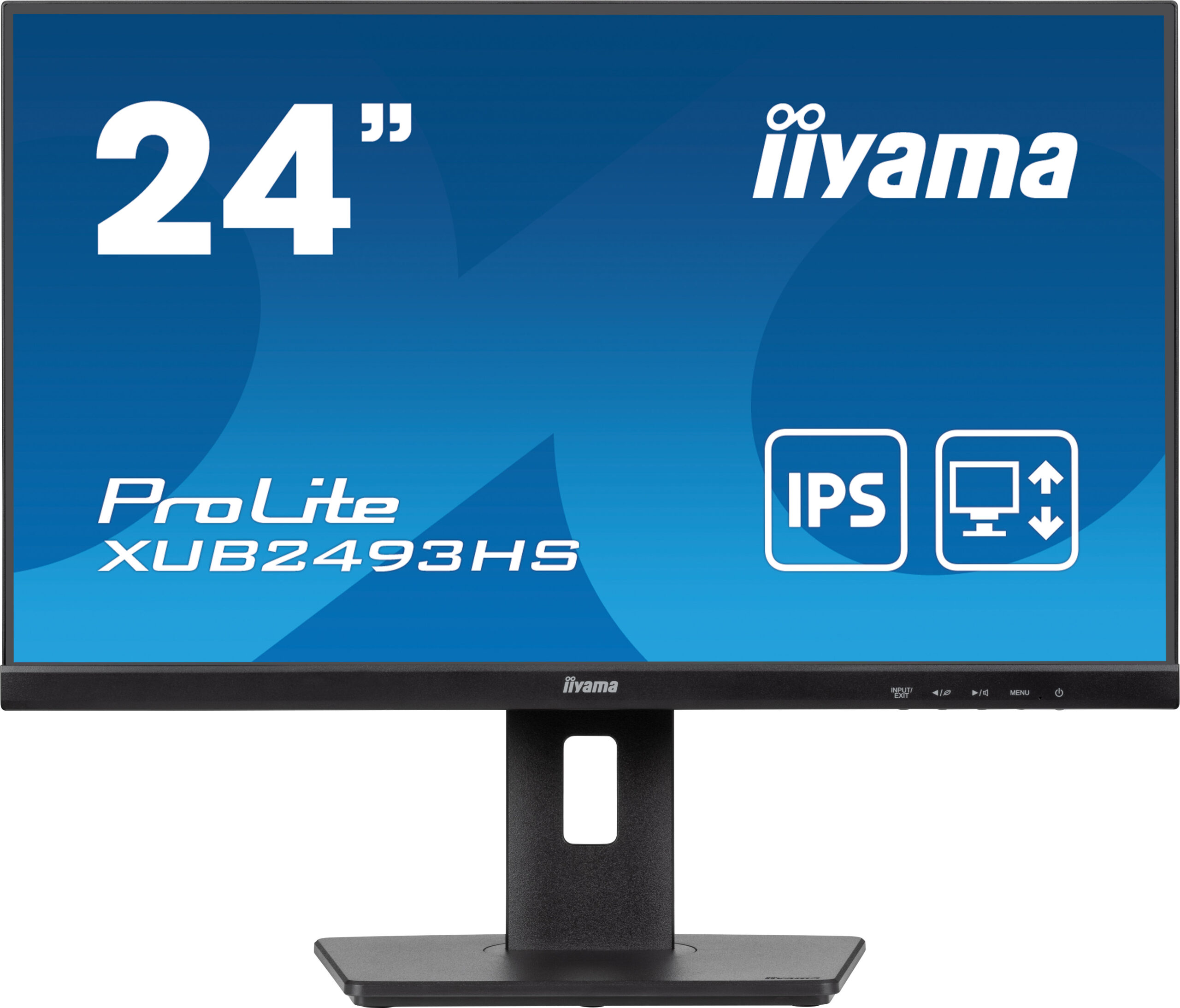 Iiyama 24inch ETE IPS-panel 1920x1080 100Hz 250cd/m Speakers HDMI DisplayPort, XUB2493HS-B6 - imagine 2