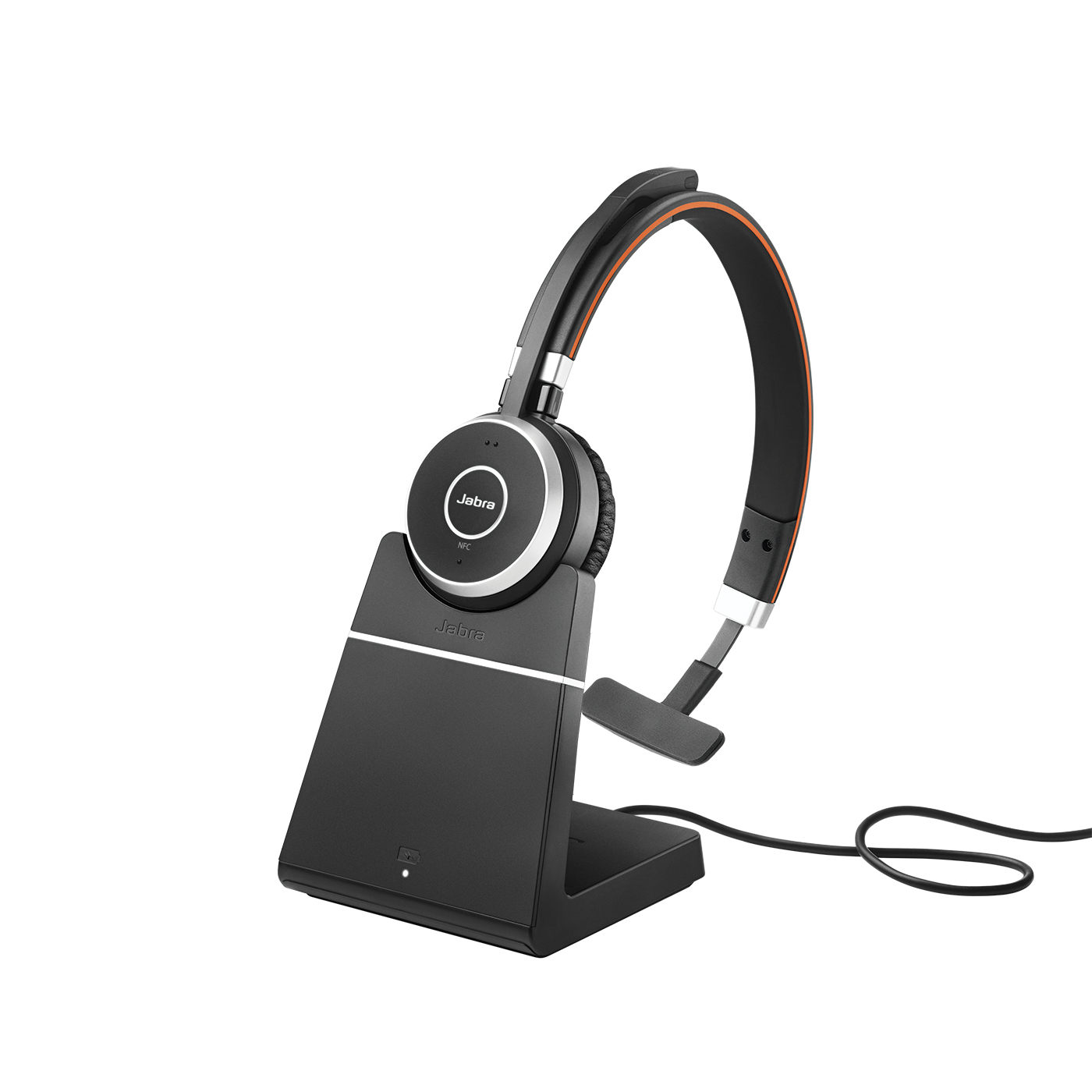 Jabra Casti cu microfon Evolve 65 SE Microsoft Stereo Stand, Bluetooth/USB + Link 380a, 6593-833-399