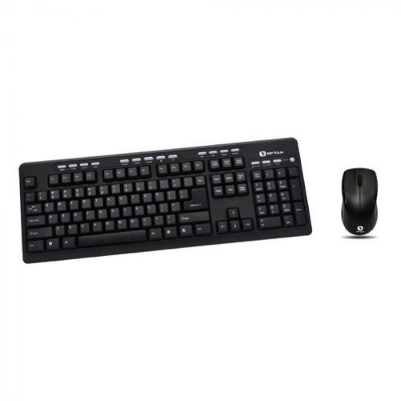 SERIOUX Kit tastatura + mouse MKM5500, cu fir, multimedia, negru, USB, SRX-MKM5500