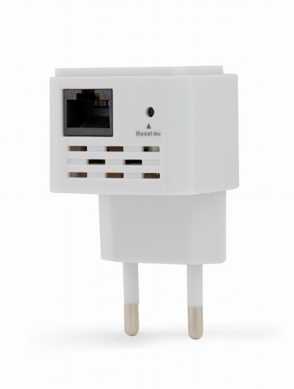 Gembird REPETER, wireless, port RJ45, max. 300 Mbps, suport AP mode, alb, WNP-RP300-03