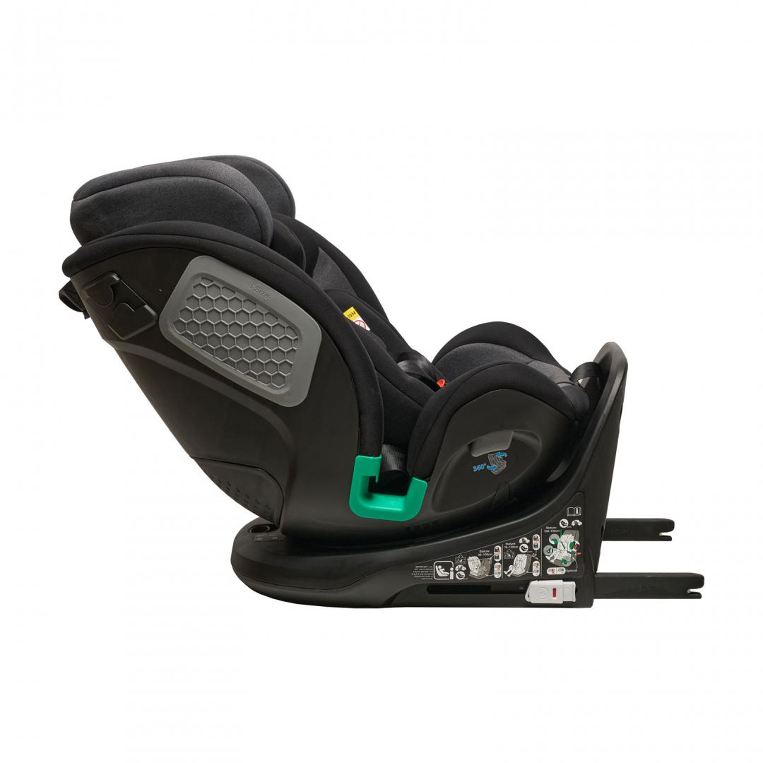 U-GROW Scaun auto rotativ 360 gr,isofix,Negru, UGHCS-09BK - imagine 3