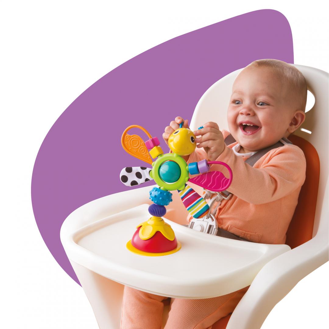 TOMY JUCARIE PENTRU BEBELUSI, LICURICIUL FREDDIE CU VENTUZA, LAMAZE, T27243 - imagine 3