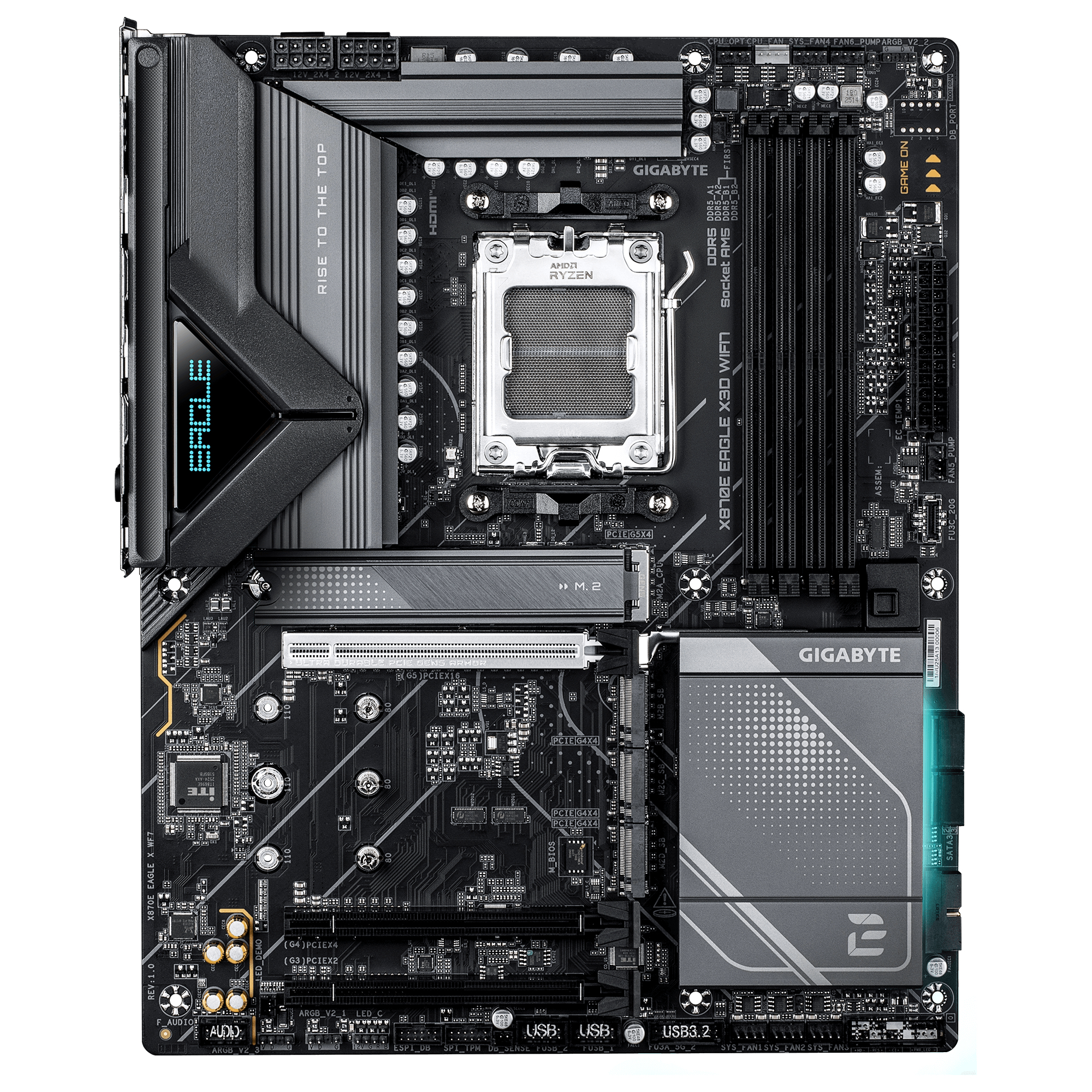 Gigabyte MB AMD X870E SAM5 ATX/, X870E EAGLE X WF7 - imagine 2