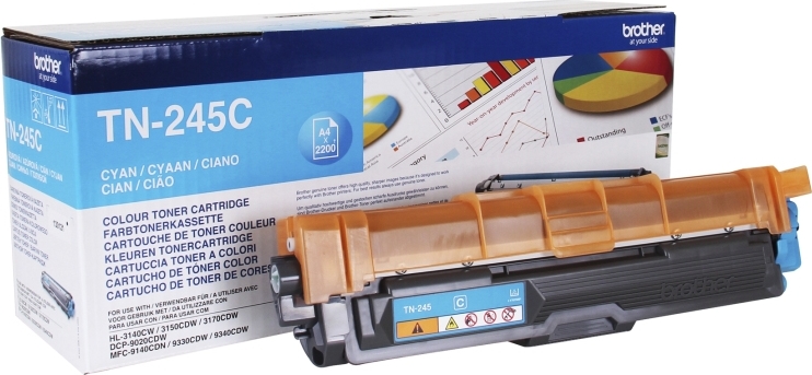 BROTHER Toner Original Cyan pentru HL-3140|3170|DCP-9015|9020| MFC-|9140|9340, 4K, TN245C