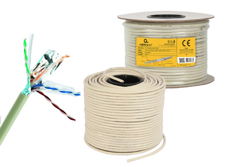 Gembird ROLA CABLU UTP, Cat6, 305m, Cupru-Aluminiu, Solid, AWG24, UPC-6004SE-SOL