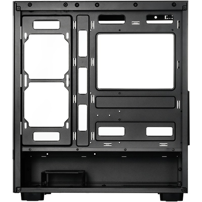 PCCOOLER CARCASA C3 Q500, middle tower, gaming, fara sursa, suporta 7xfan, PSU shroud, C3 Q500 BK - imagine 4
