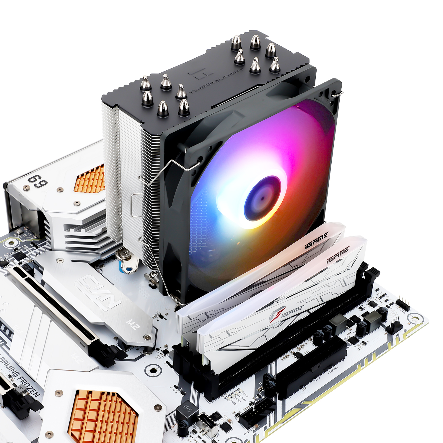 Thermalright COOLER skt. Intel si AMD, racire cu aer, vent. 120mm, 1550 rpm, Burst Assassin 120 Argb - imagine 5