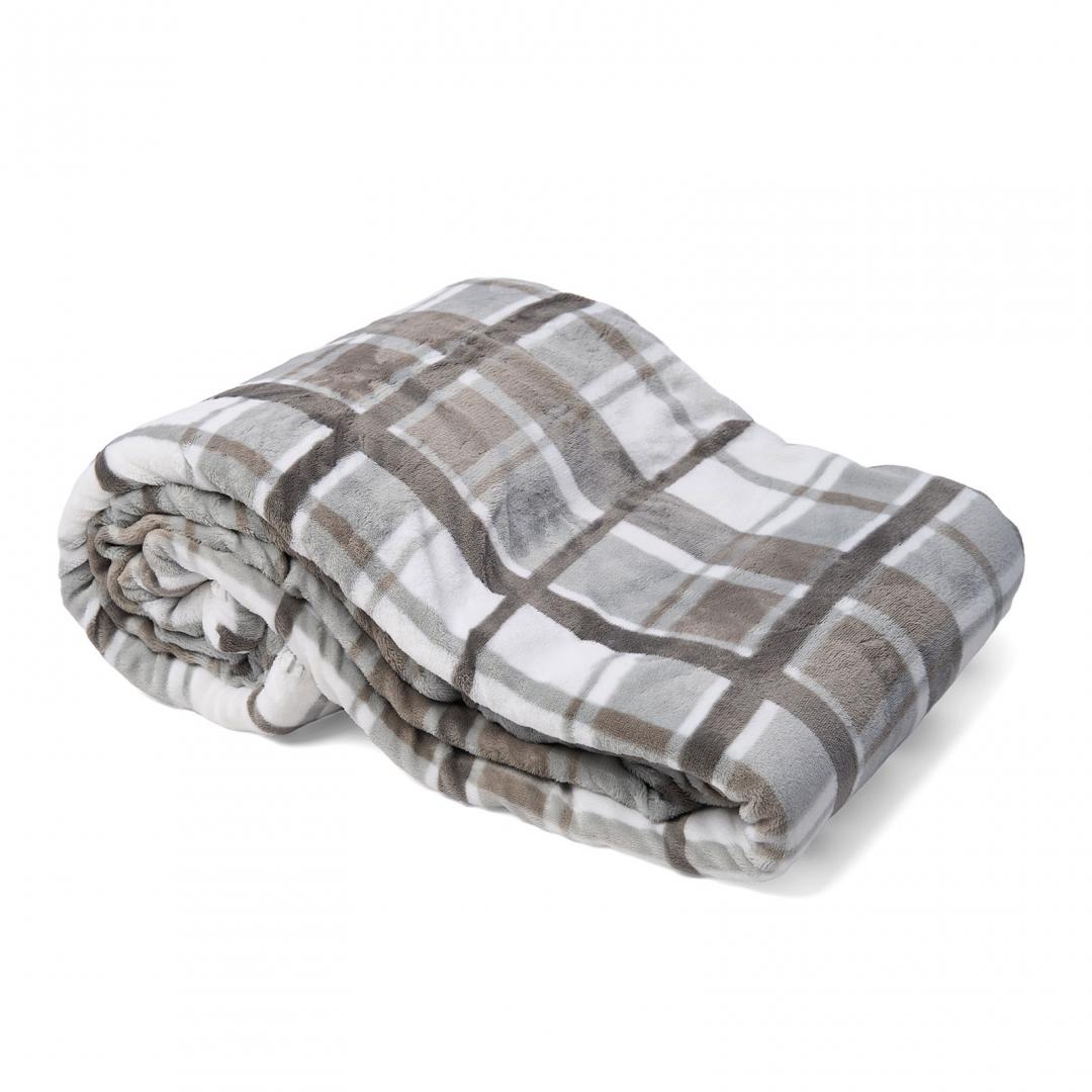 HEINNER Patura Blanita Carouri Gri 160x200 cm, HR-BLKSHP160-GREY - imagine 2