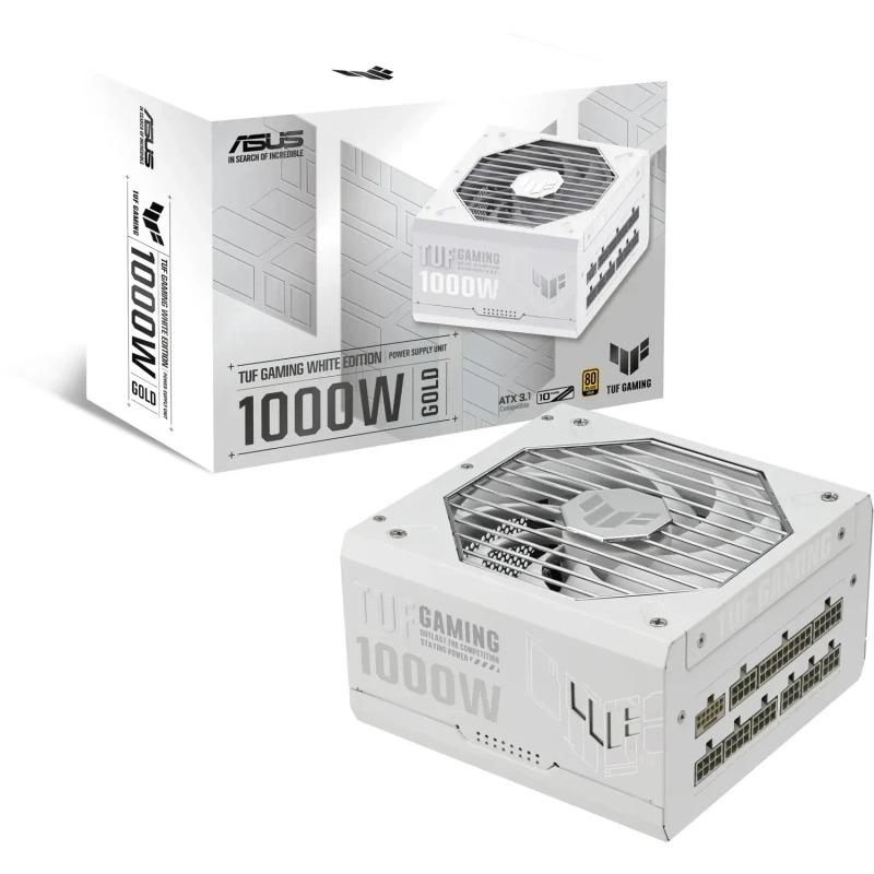 Asus SURSA TUF GAMING 1000W WHITE, TUF-GAMING-1000G-WHITE