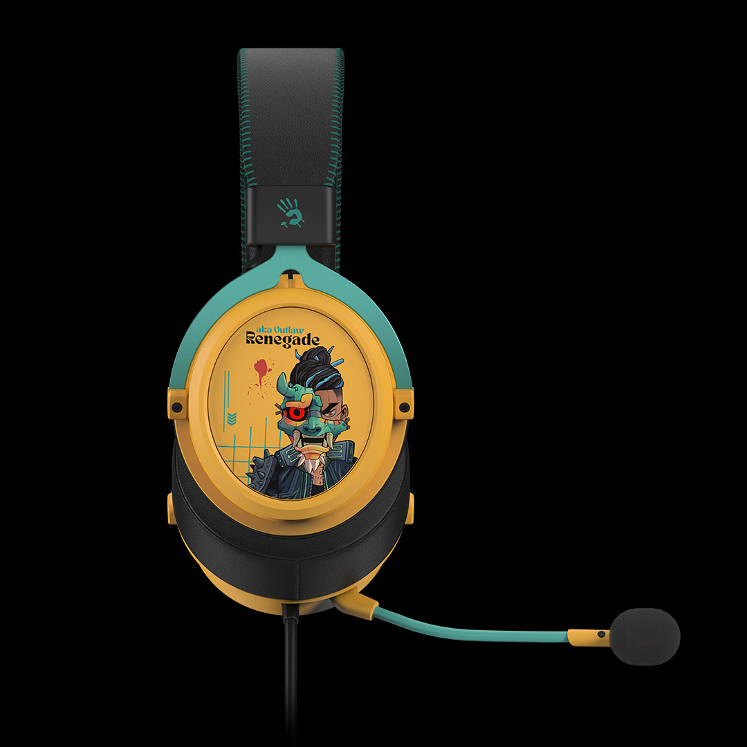 A4Tech Casti gaming Bloody Gaming-Specific Sound Quality USB Renegade Sunset, M595 Renegade Sunset - imagine 4