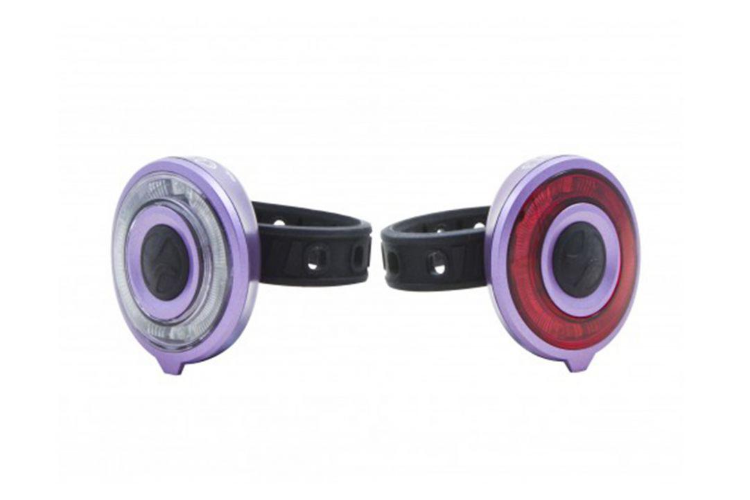PEGAS Set lumini far+stop, 2 LED-uri rosii, 2 LED-uri uri albe, Baterii: 2 x 2 CR2032, SPA999165MOVM