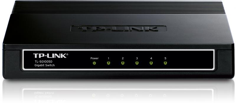 TP-LINK Switch, 5 port, 10/100/1000 Mbps, TL-SG1005D - imagine 2