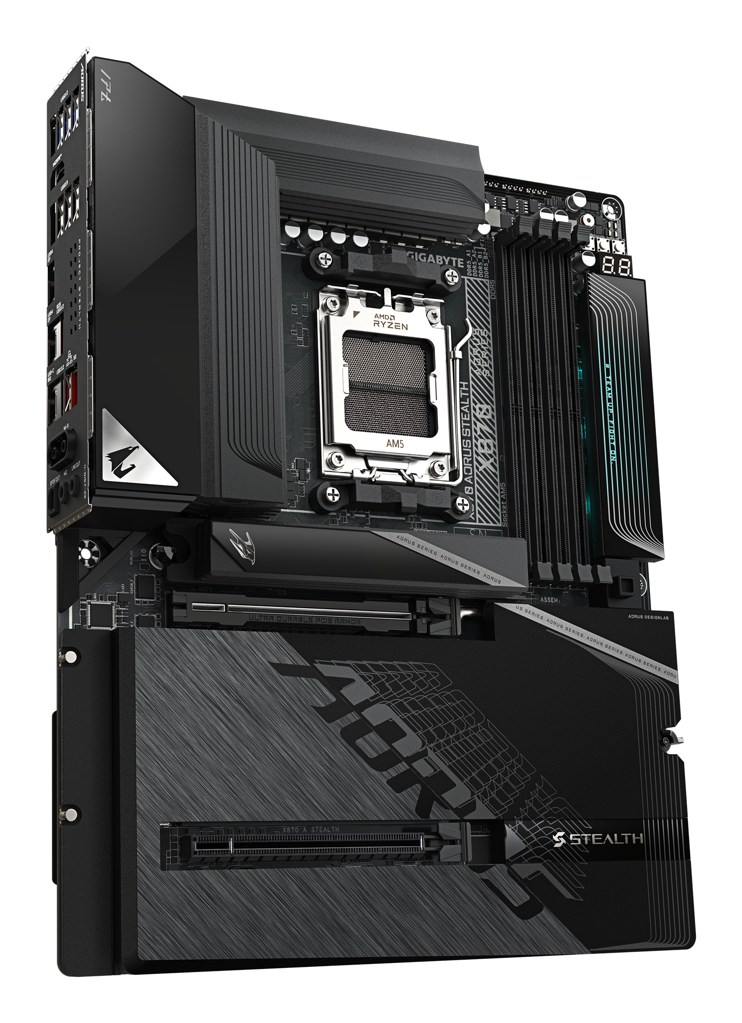 Gigabyte MB X870 AORUS STEALTH", X870 A STEALTH - imagine 3