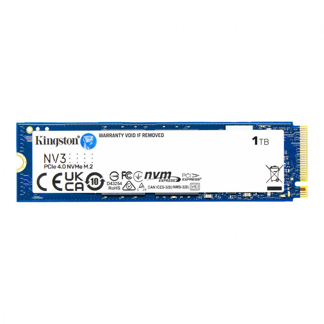 KINGSTON SSD intern NV3, 1 TB, PCI Express 4.0 x4, NVMe, M.2, SNV3S/1000G