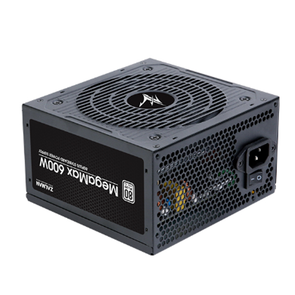 Zalman SURSA "TXII", 600W, certificare 80 Plus, non-modular, fan 120mm, negru, ZM600-TXII