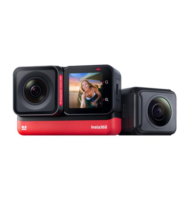 Insta360 ACTION CAM, One RS Twin 5.7 K, Wi-Fi, Bluetooth, USB Type-C, memorie Micro SD, CINRSGP/A