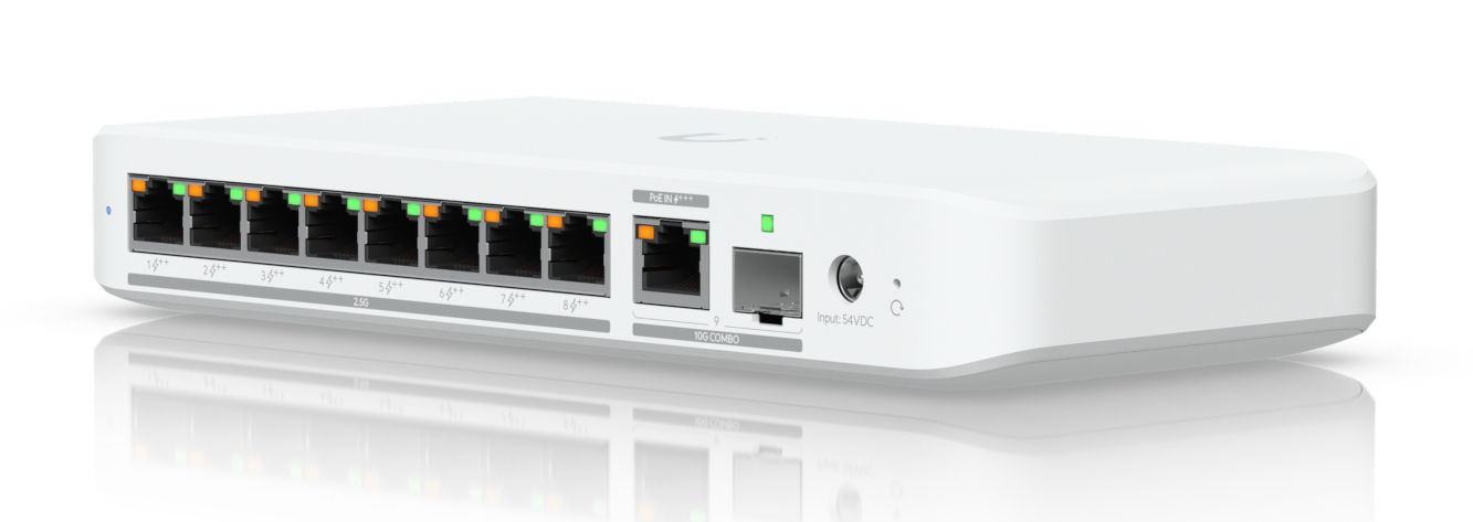 Ubiquiti NET SWITCH 8PORT 2.5GBE/, USW-FLEX-2.5G-8-POE