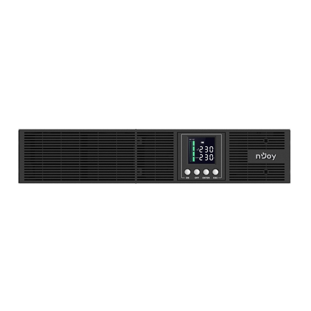 Njoy UPS, Aster 3000, Online cu sinusoida pura, rack, 3000VA/2700W, AVR, IEC x 8, UPCMCOP930HASCG01B