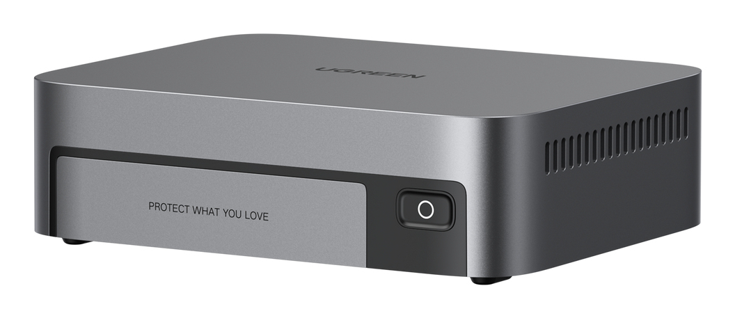 UGreen NAS DXP480T Plus, CPU i5 4.40 GHz, RAM DDR5 8Gb max 64Gb, M.2 8Tx4, LAN 10Gbx1, 1xUSB, 25892B