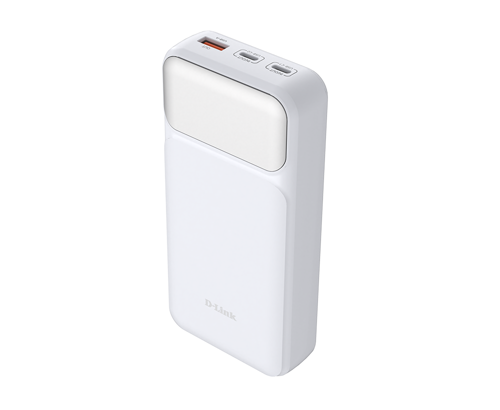 D-Link POWER BANK, 20000mAh 65W max, USB PD 3.0 si QC 3.0, 2 x USB Type-C, 1 x USB, DPP-201 - imagine 3