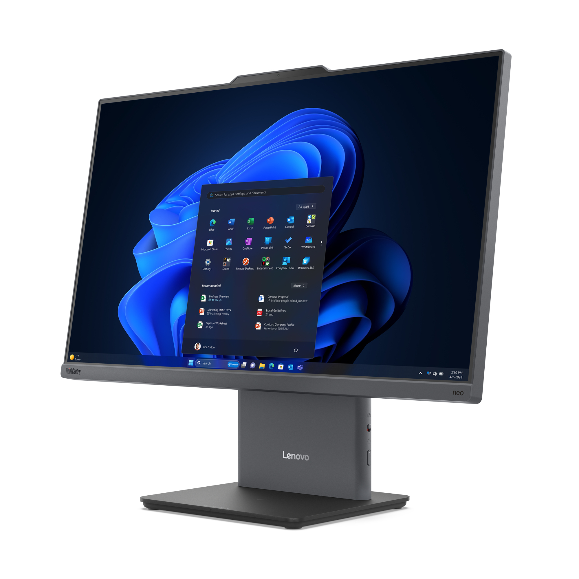 Lenovo Neo 50a 24 G5 i5-13420H 16 512 3YO DOS, 12SC000RRI - imagine 2
