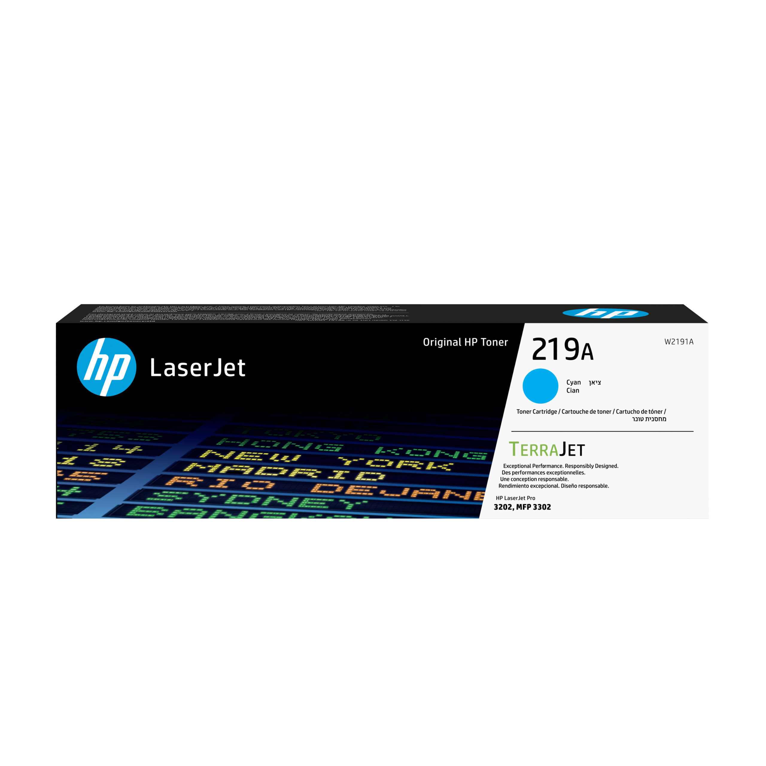 HP Toner Original Cyan, nr.219A pentru LJ Pro 3201|3204|3288|3302, 1.2K, W2191A