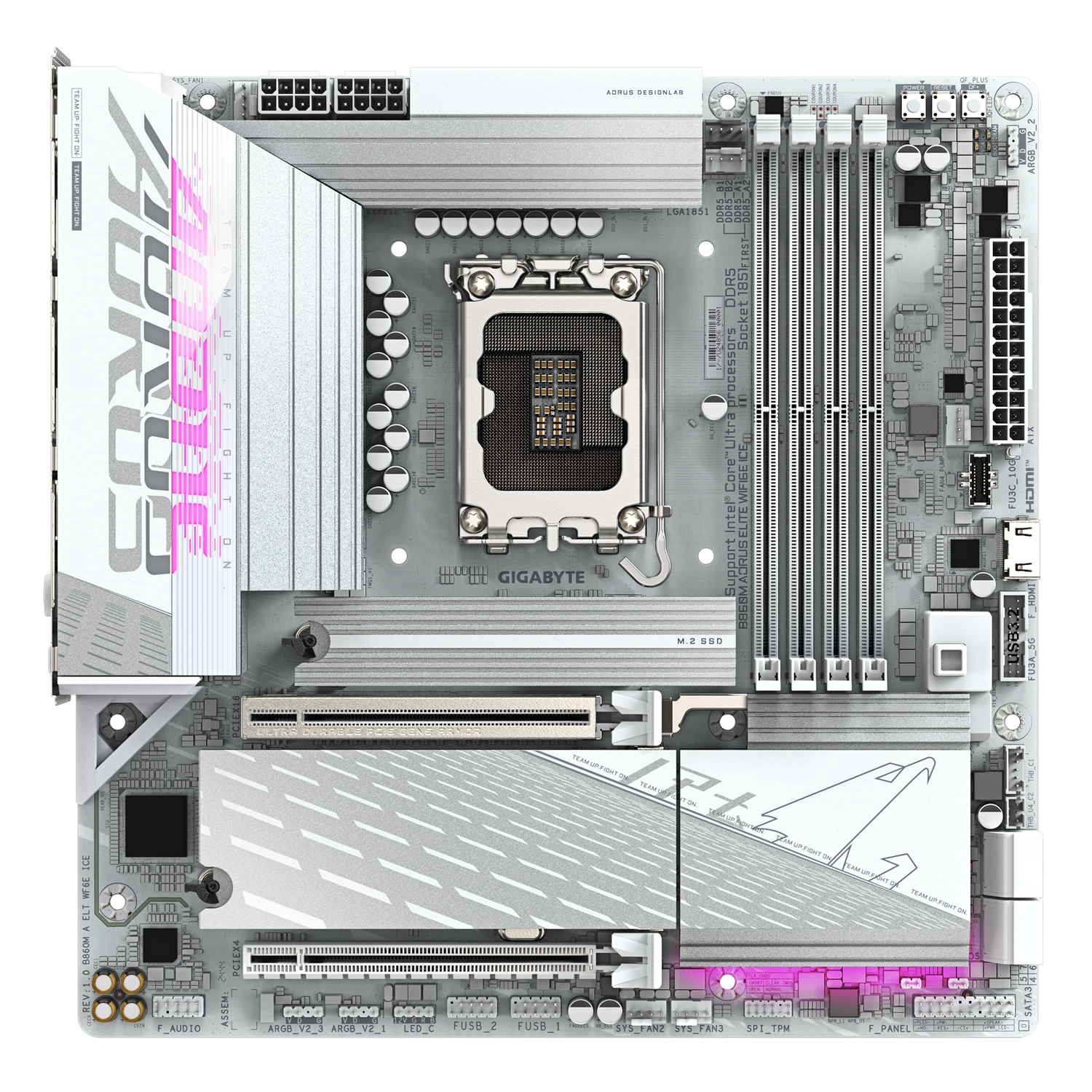 Gigabyte Placa de baza, B860M A ELT WF6E ICE