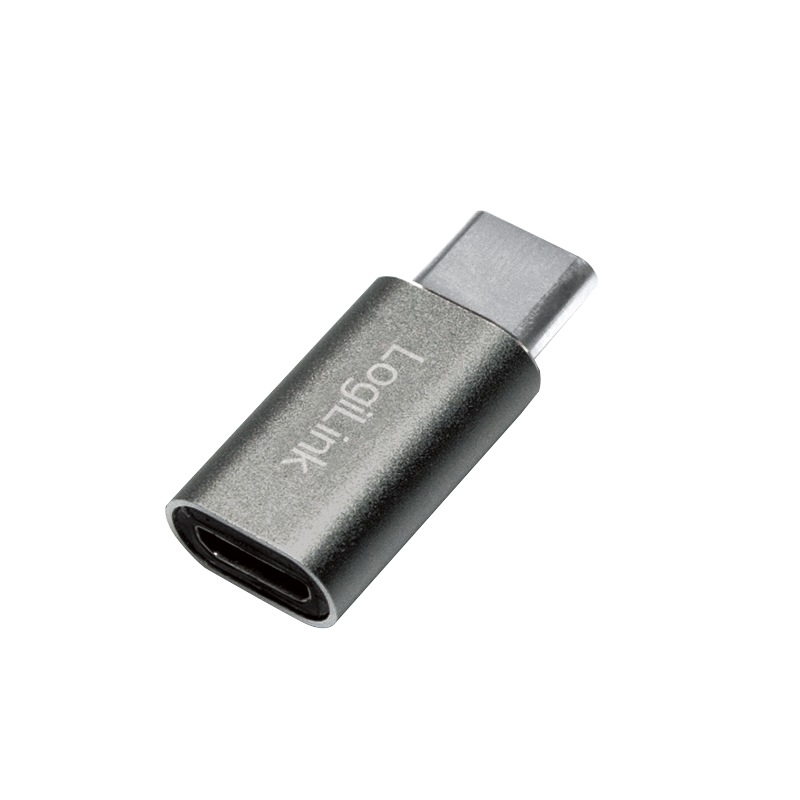 Logilink ADAPTOR, pt. smartphone, USB 3.0, USB Type-C (T) la Micro-USB (M), argintiu, AU0041 - imagine 2