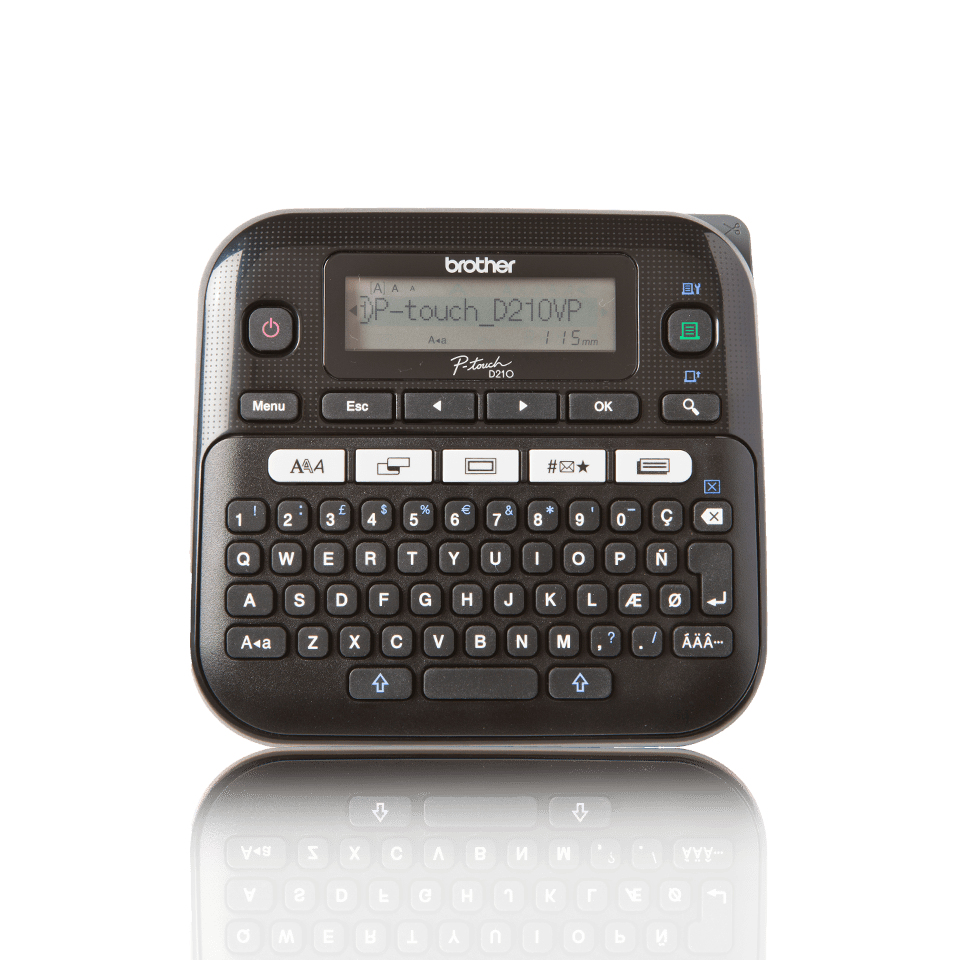 BROTHER Imprimanta Direct Termic 180dpi PT-D210VP, Viteza de tiparire: 20mm/s, Latime, PTD210VPYJ1
