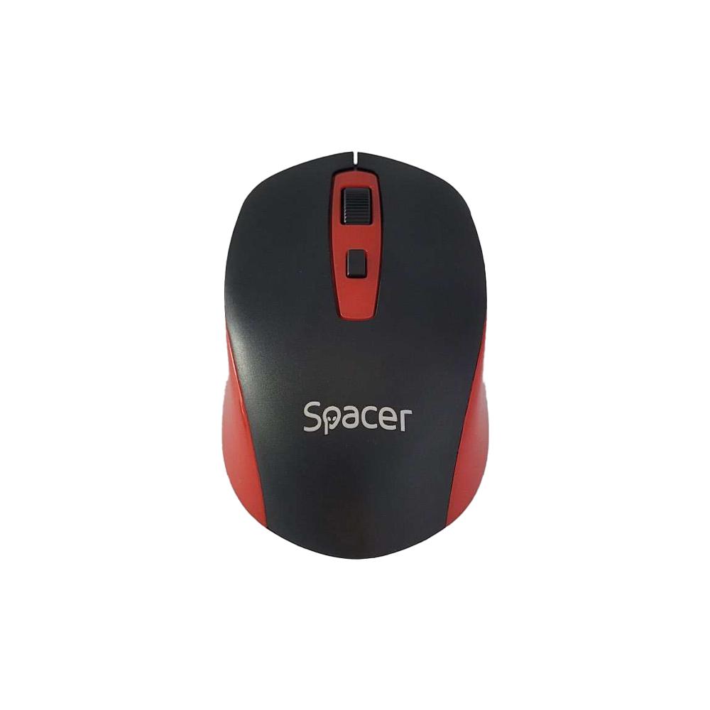 SPACER Mouse Wireless, 1600 dpi, Multicolor, SPMO-WS01-BKRD - imagine 3