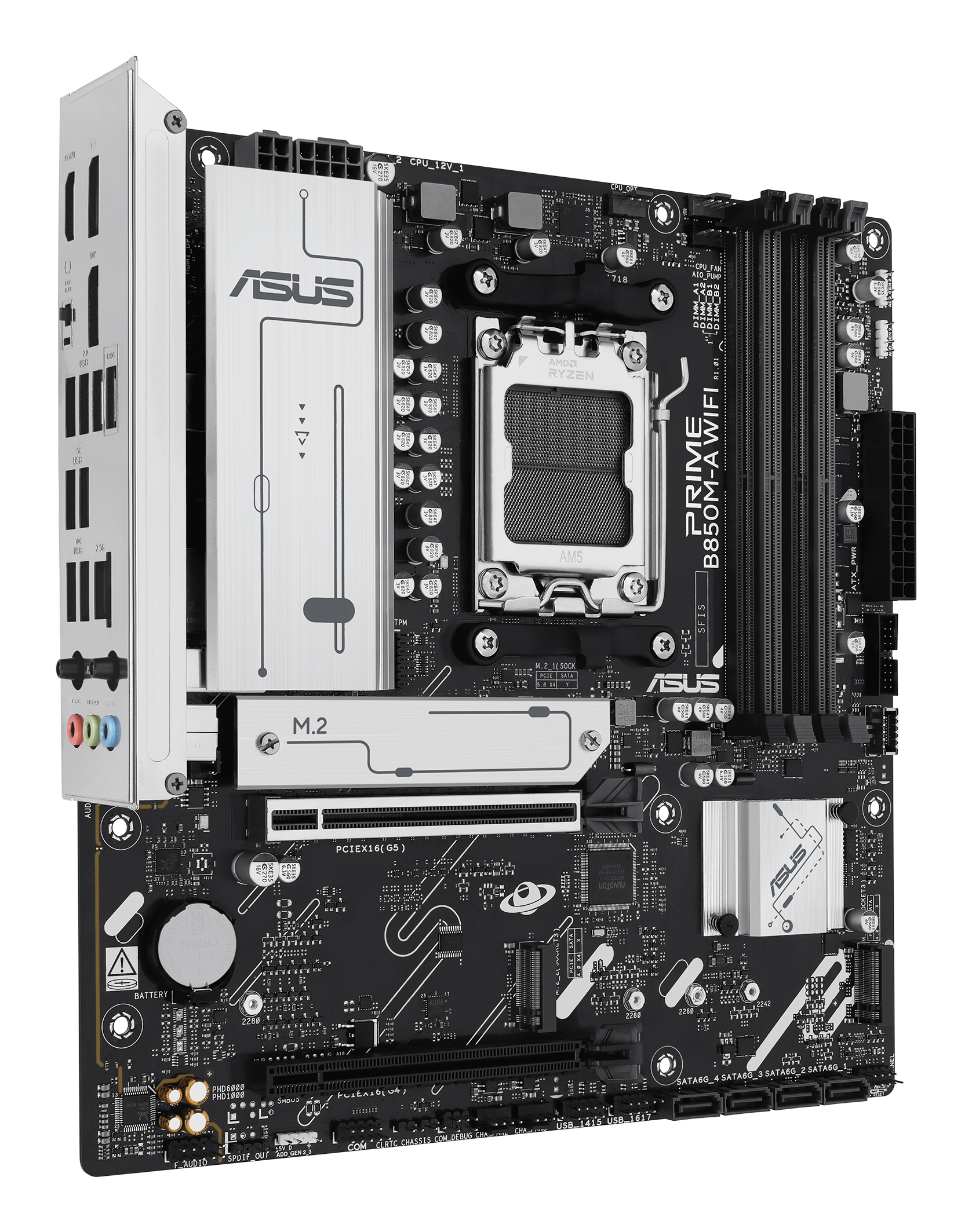 Asus MB AMD B850 SAM5 MATX/, PRIME B850M-A WIFI - imagine 4