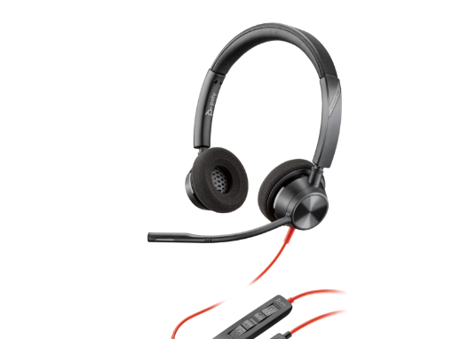 HP Casti Head-band Blackwire 3320, Wired, Negru, 8X219AA