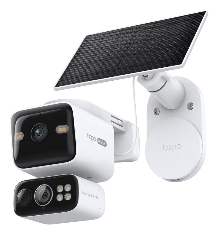 Tp-Link CAMERA IP Exterior, dual lens 2K+2K (wide 165°+telephoto 6mm), pan/tilt 360°, Tapo C645D KIT - imagine 2
