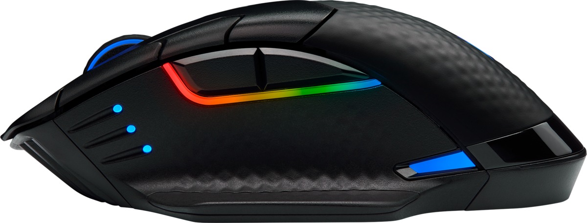 Corsair MOUSE, Dark Core RGB Pro SE, gaming, wireless, BT | 2.4GHz,18000 dpi, CH-9315511-EU - imagine 2