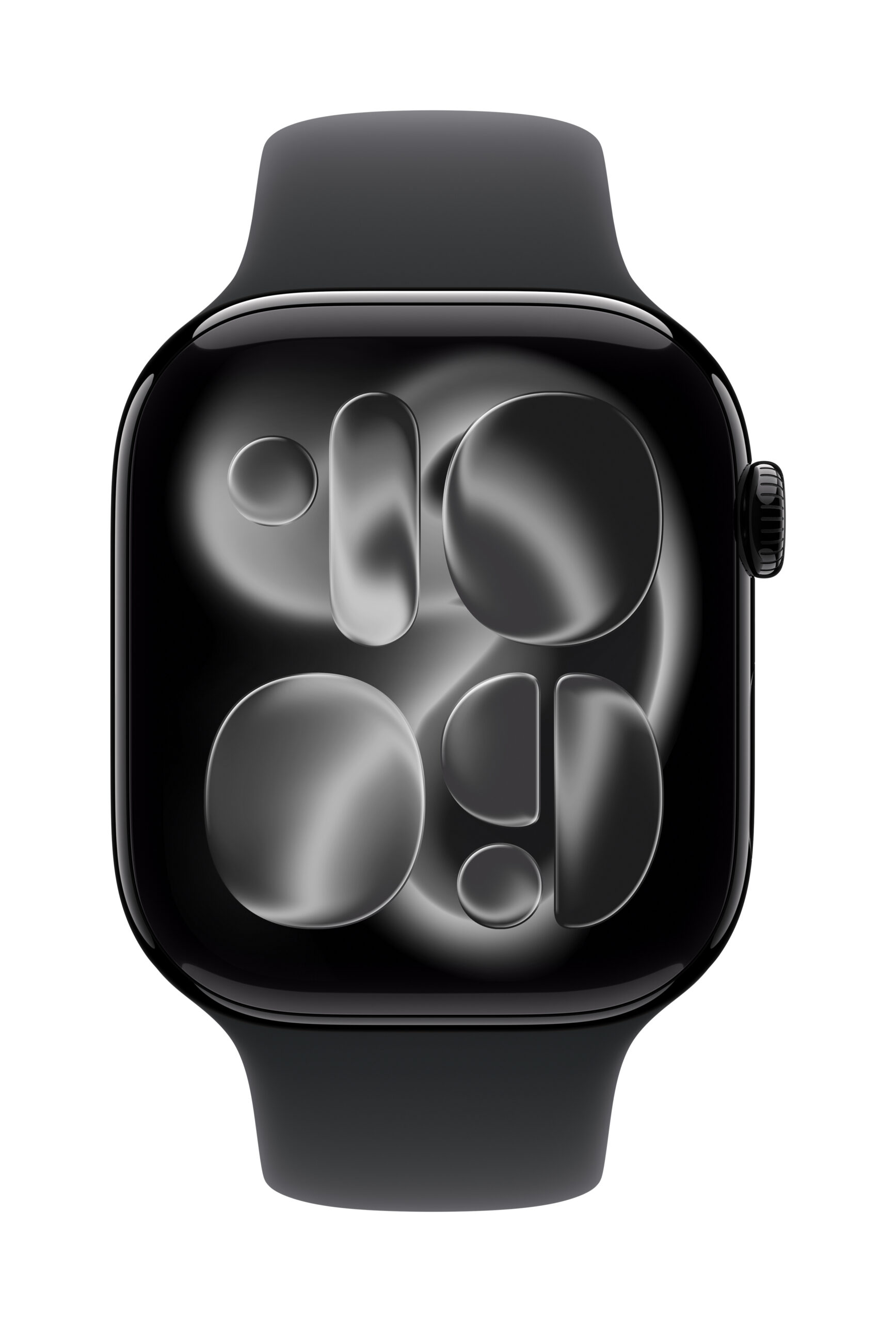 Apple Curea pentru Watch 46mm, Sport Band, Black - S/M, MXM23ZM/A