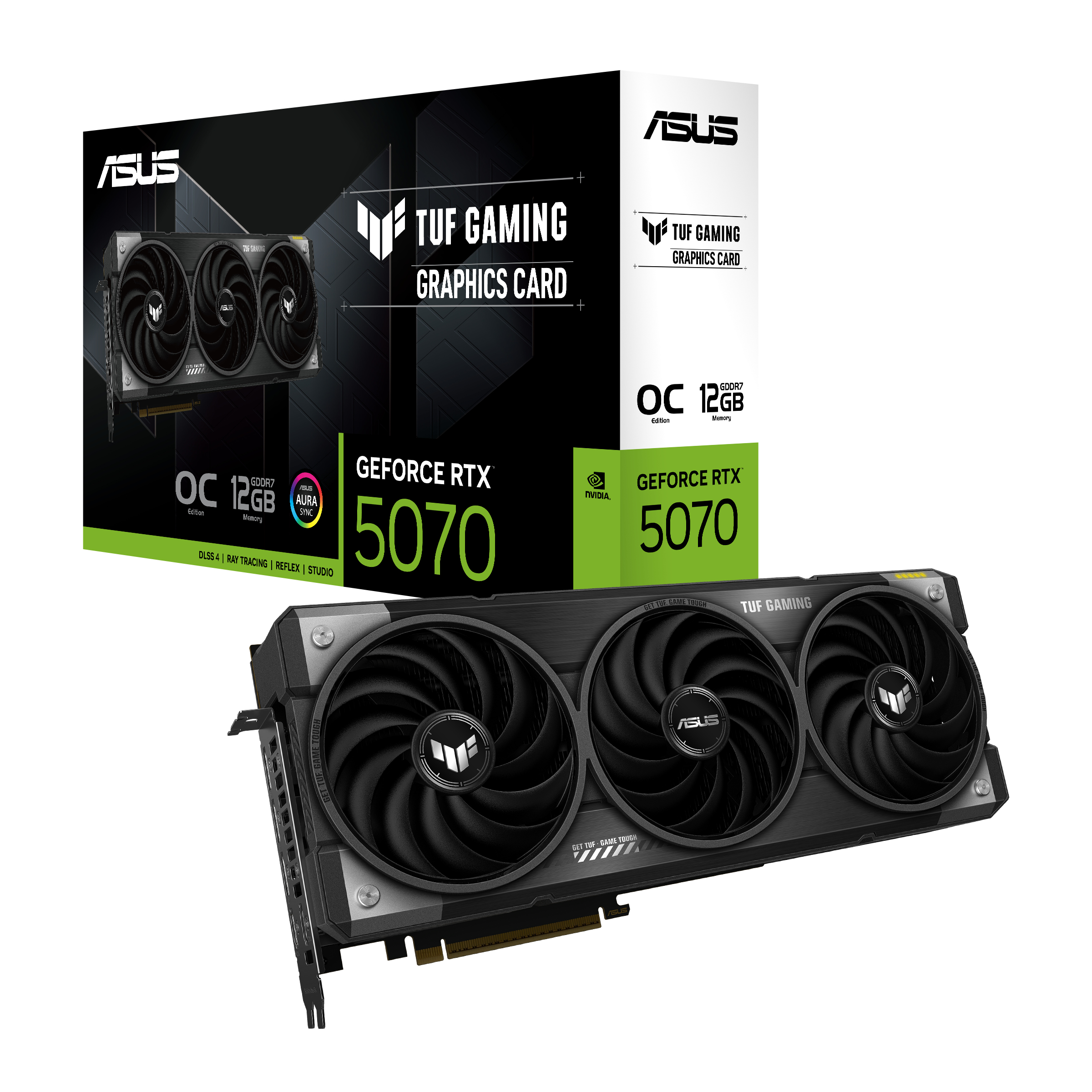 Asus Placa video TUF-RTX5070-O12G-GAMING NVIDIA GeForce RTX 5070 12 GB GDDR7, 90YV0LZ0-M0NA00 - imagine 10
