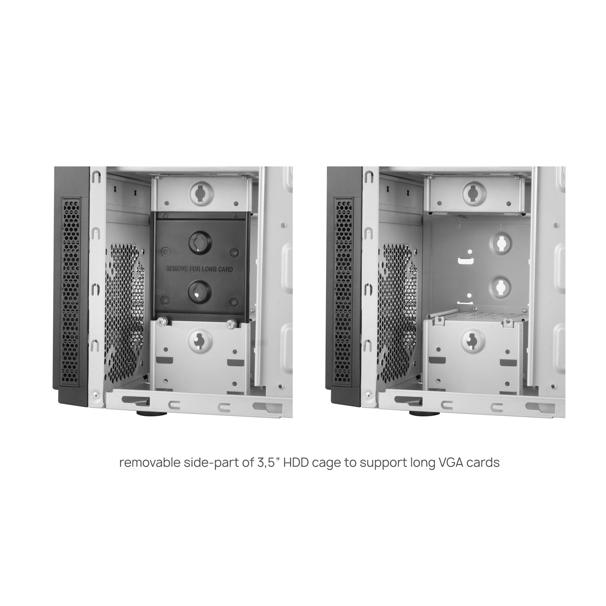 CHIEFTEC CARCASE, "Elox" middle tower Black, 2xUSB 3.0,2x USB 2.0,1x USB typeC, HC-10B-OP - imagine 4