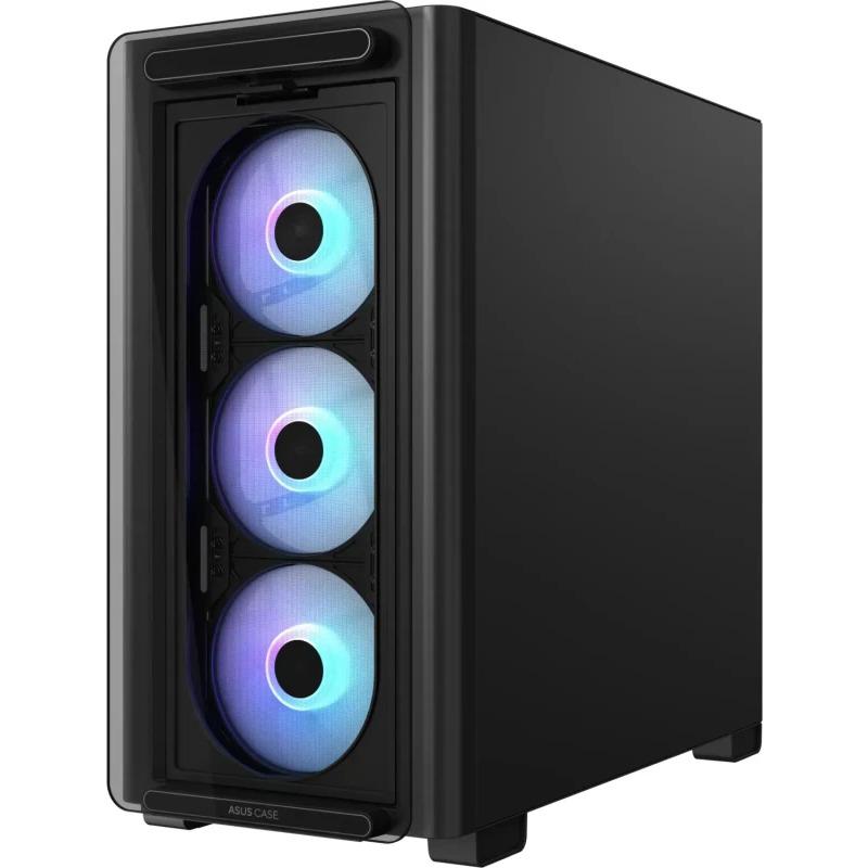 Asus Carcasa, A23 PLUS TG ARGB BLACK - imagine 2