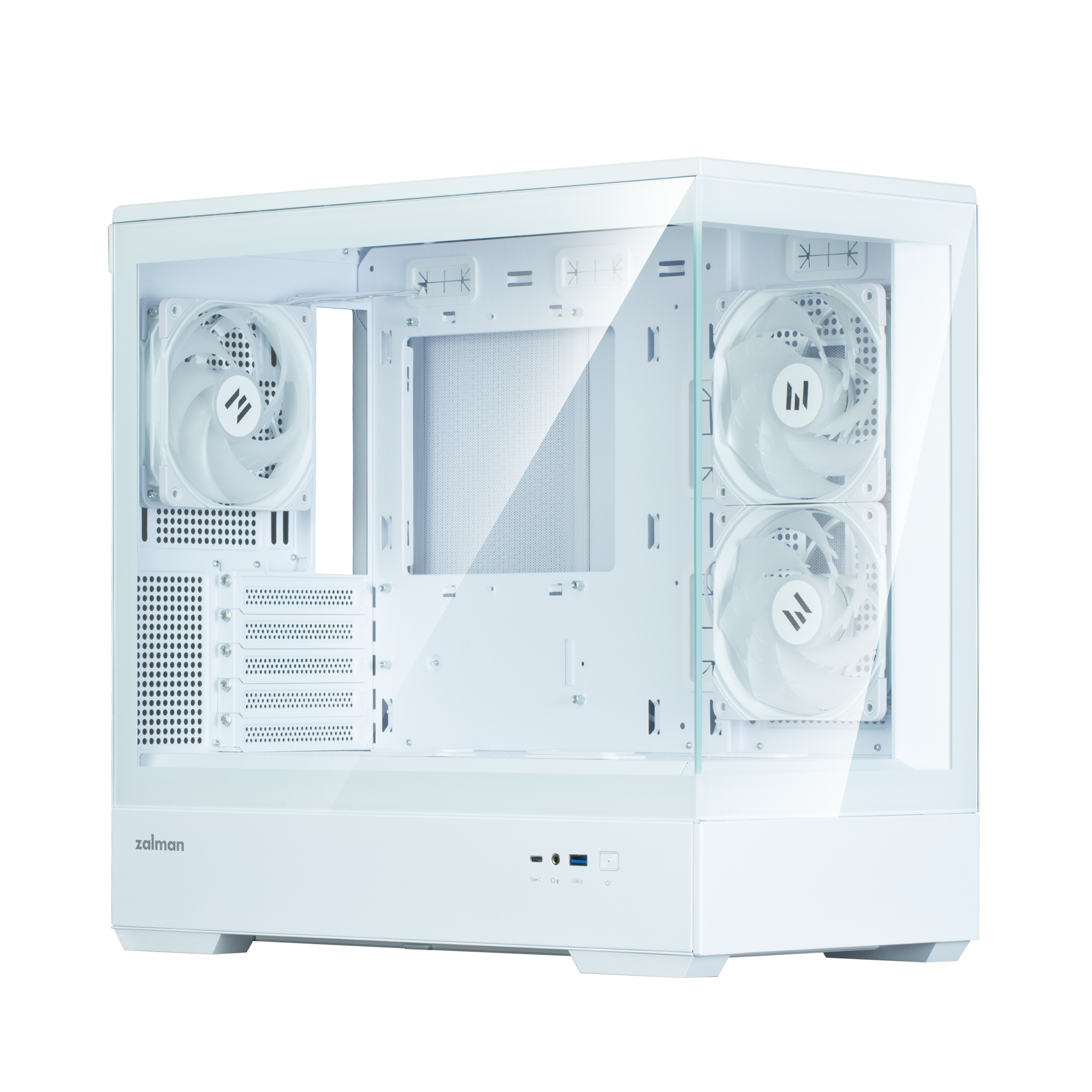 Zalman CARCASA P30 v2, P30 White V2 - imagine 2