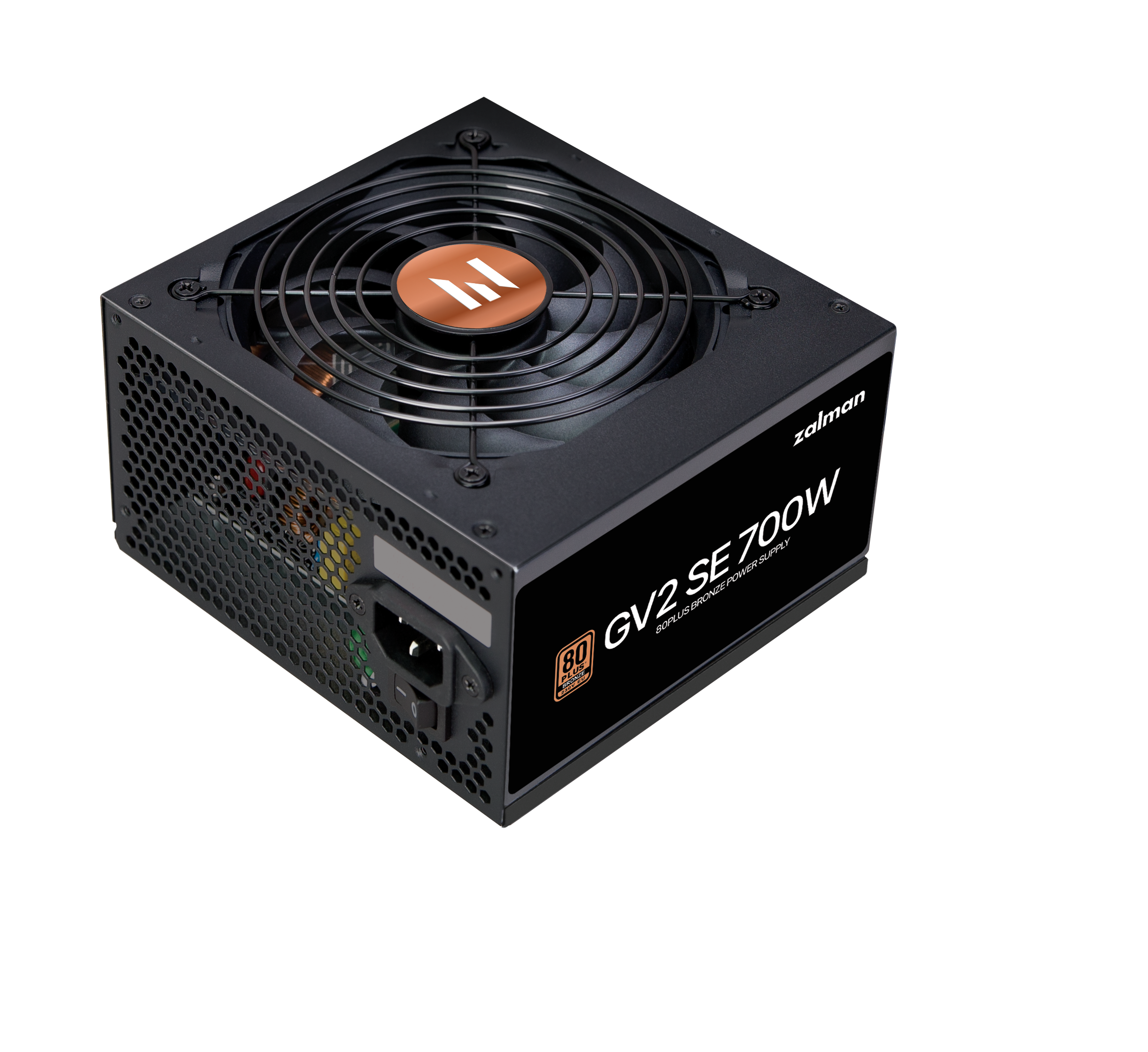 Zalman SURSA "ZM700", 700W, certificare 80Plus Bronze, non-modular, fan 120mm, negru, ZM700-GV2SE - imagine 2