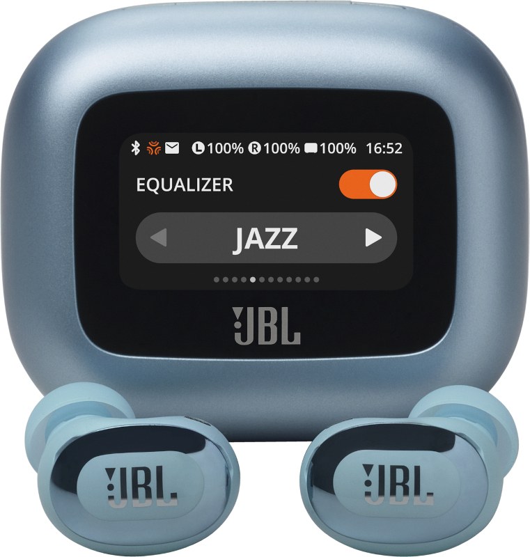 JBL Live Buds 3, Autonomie 10 ore, Bluetooth 5.3, Albastru, JBLLIVEBUDS3BLU