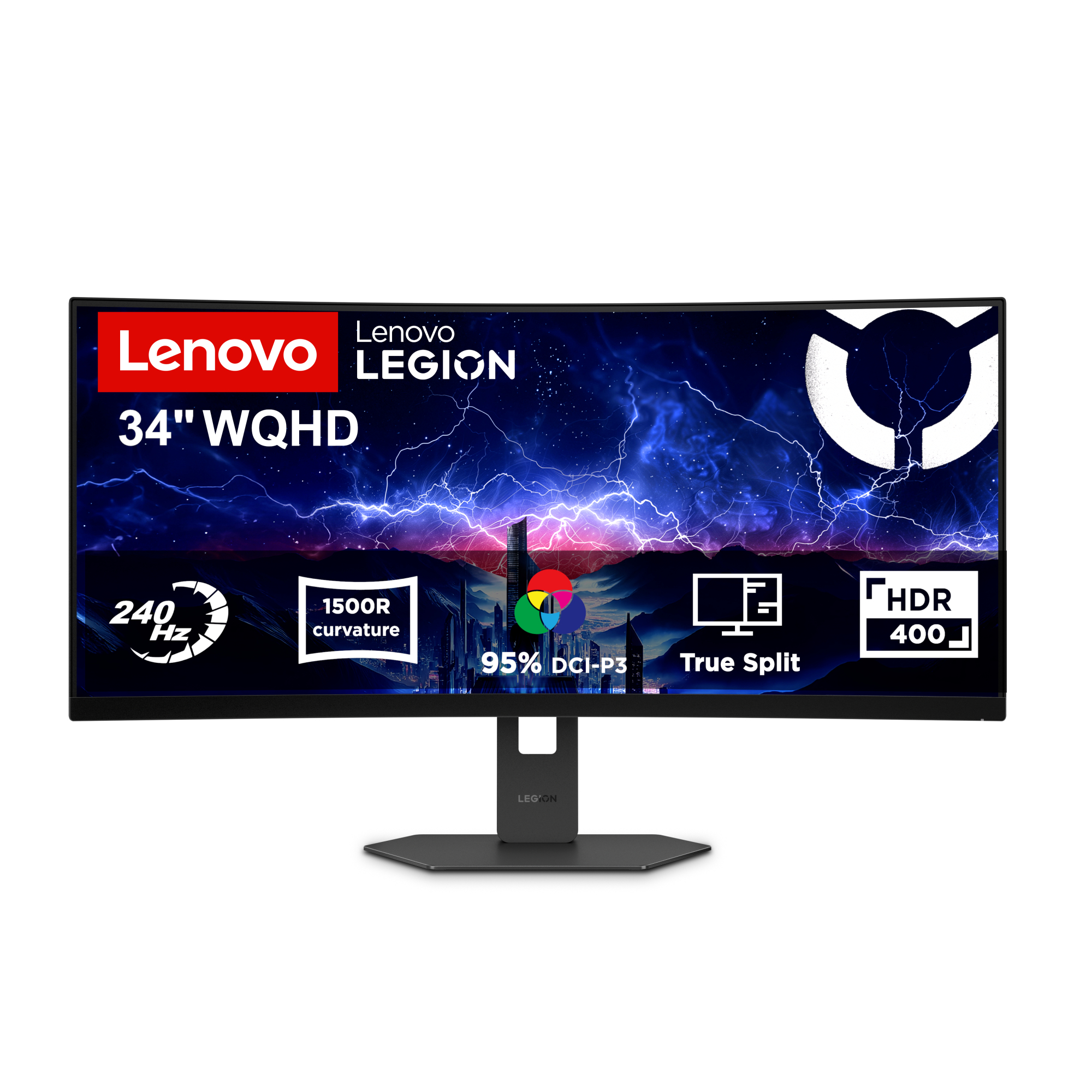 Lenovo Legion 34W-2c 34" Curved WQHD VA 240Hz", 68F6GACBEU