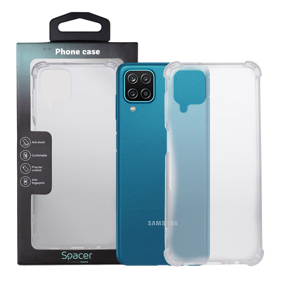 SPACER Husa Samsung Galaxy A12, transparenta, grosime 1.5mm, protectie, SPPC-SM-GX-A12-CLR