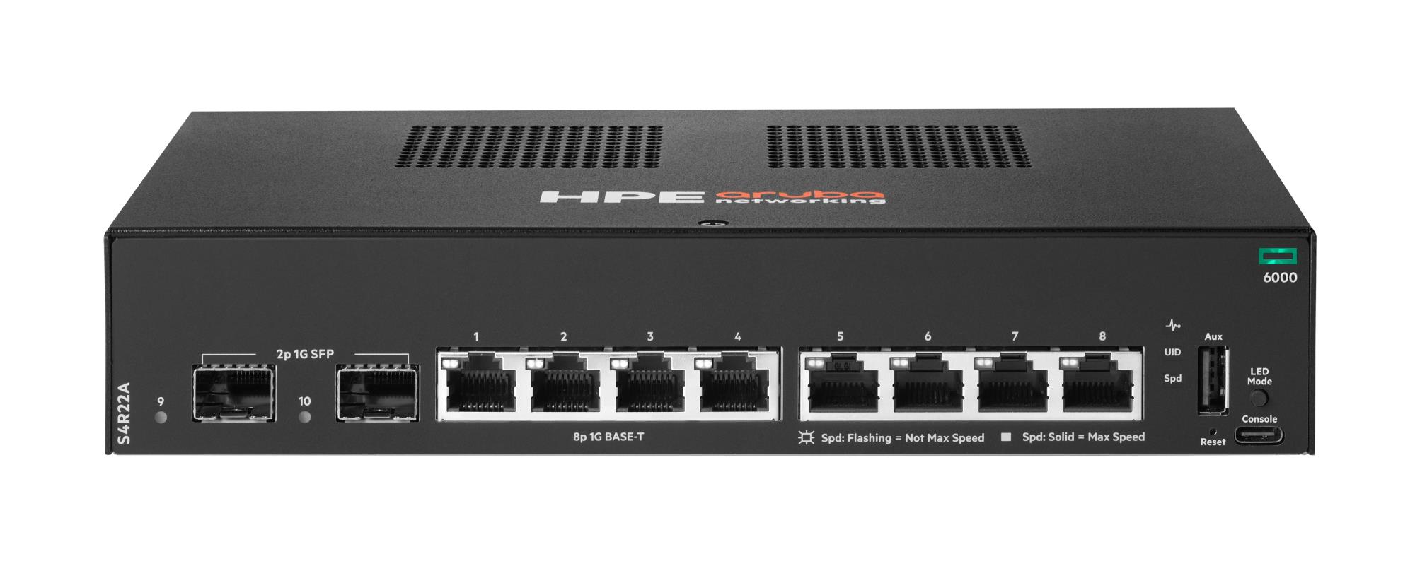HP NET SWITCH 8PORT 1000M/CX 6000 ARUBA BY HPE, S4R22A
