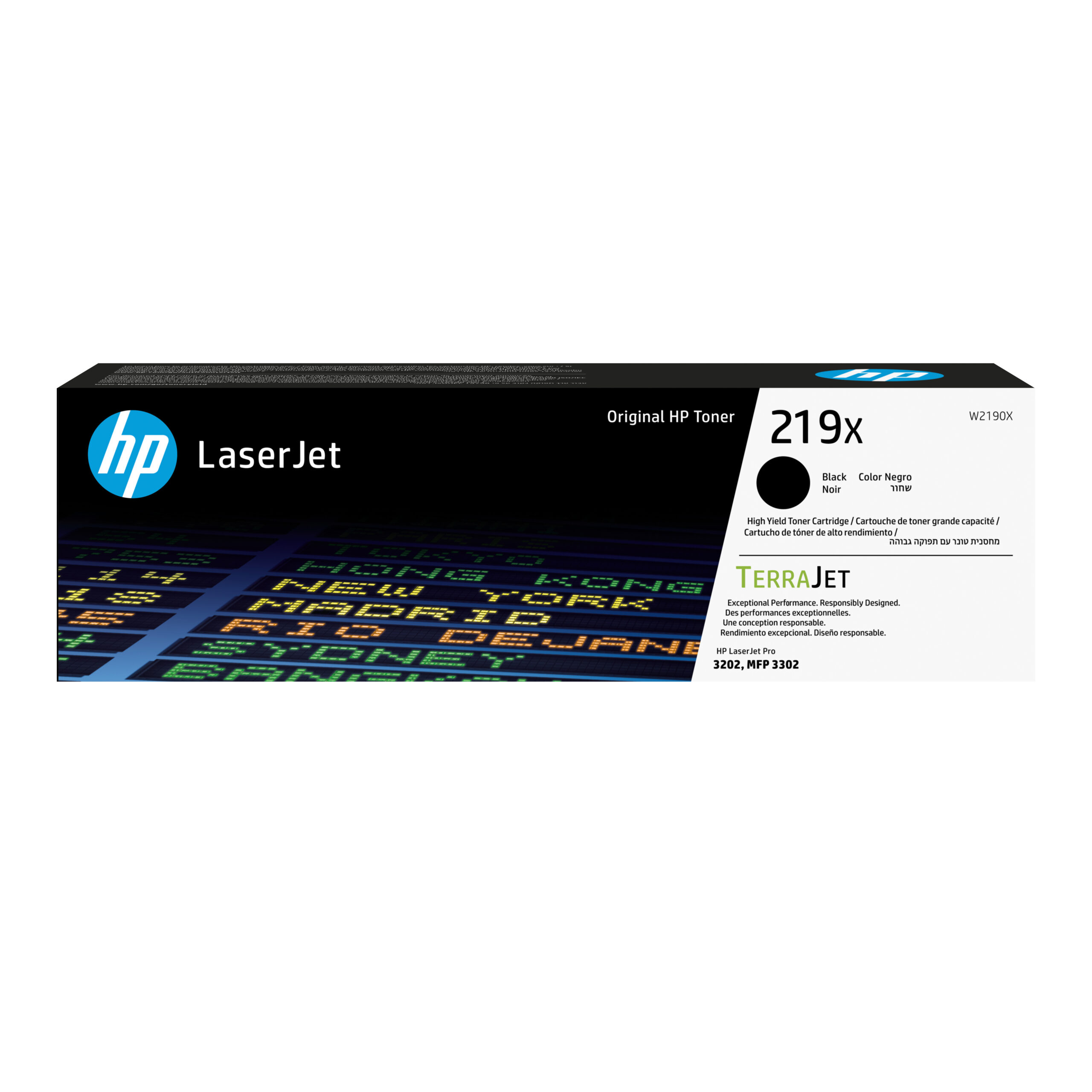 HP Toner Original Black, nr.219X pentru LJ Pro 3201|3204|3288|3302, 3.2K, W2190X